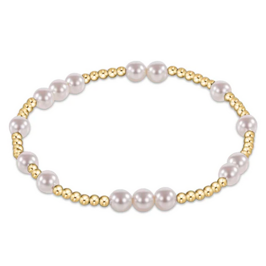 Enewton Hope Unwritten 5mm Bead Bracelet - Pearl