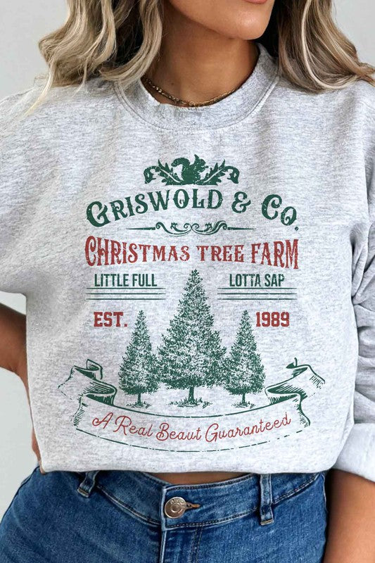 Christmas Tree Farm Graphic Sweatshirt