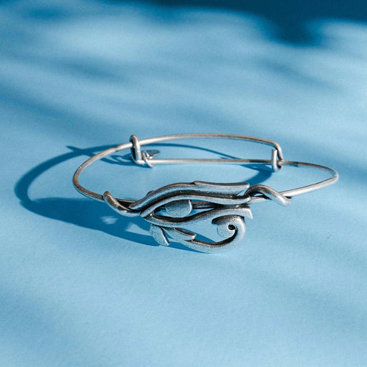 Eye of Horus Expandable Bangle Bracelet