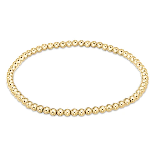 enewton classic gold 3mm bead bracelet