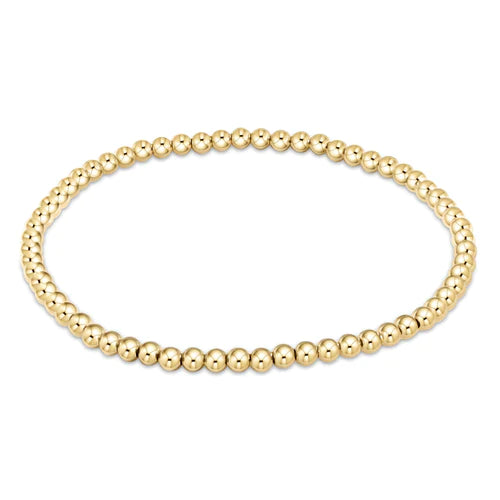 enewton classic gold 4mm bead bracelet