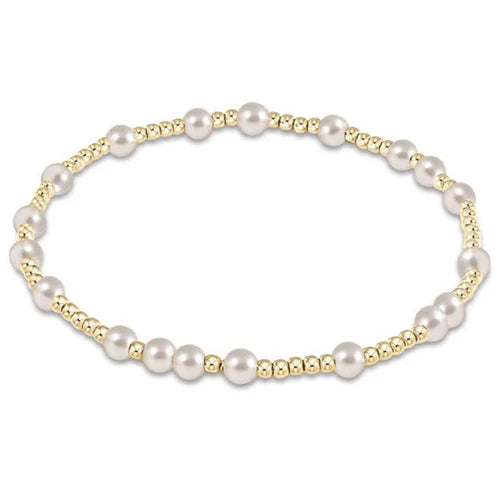 Enewton Hope unwritten 4mm bead bracelet - pearl