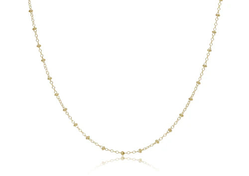 15" CHOKER SIMPLICITY CHAIN GOLD - CLASSIC 2MM GOLD