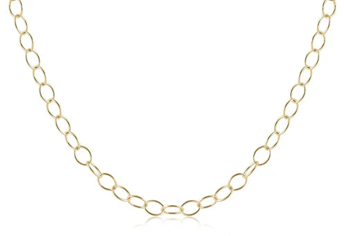 17" CHOKER ENCHANT CHAIN - GOLD