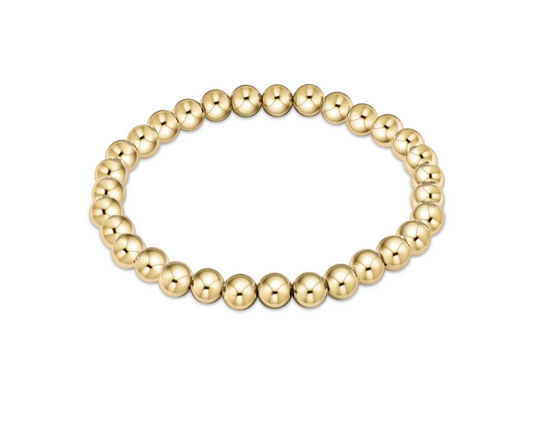 enewton classic gold 6mm bead bracelet