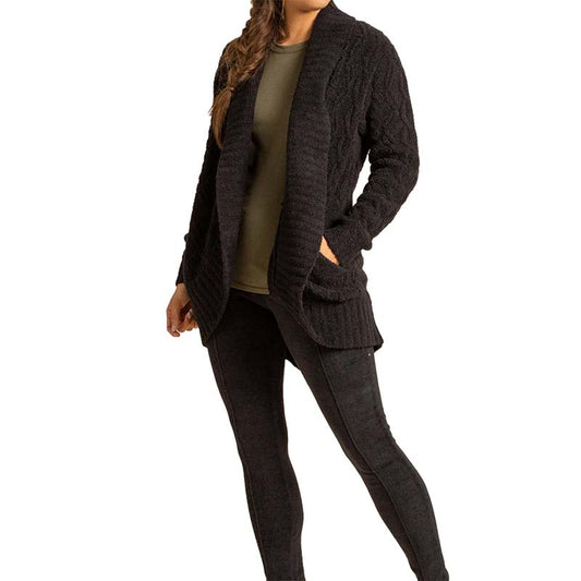 Barefoot Dreams CozyChic® Cable Shawl Cardigan