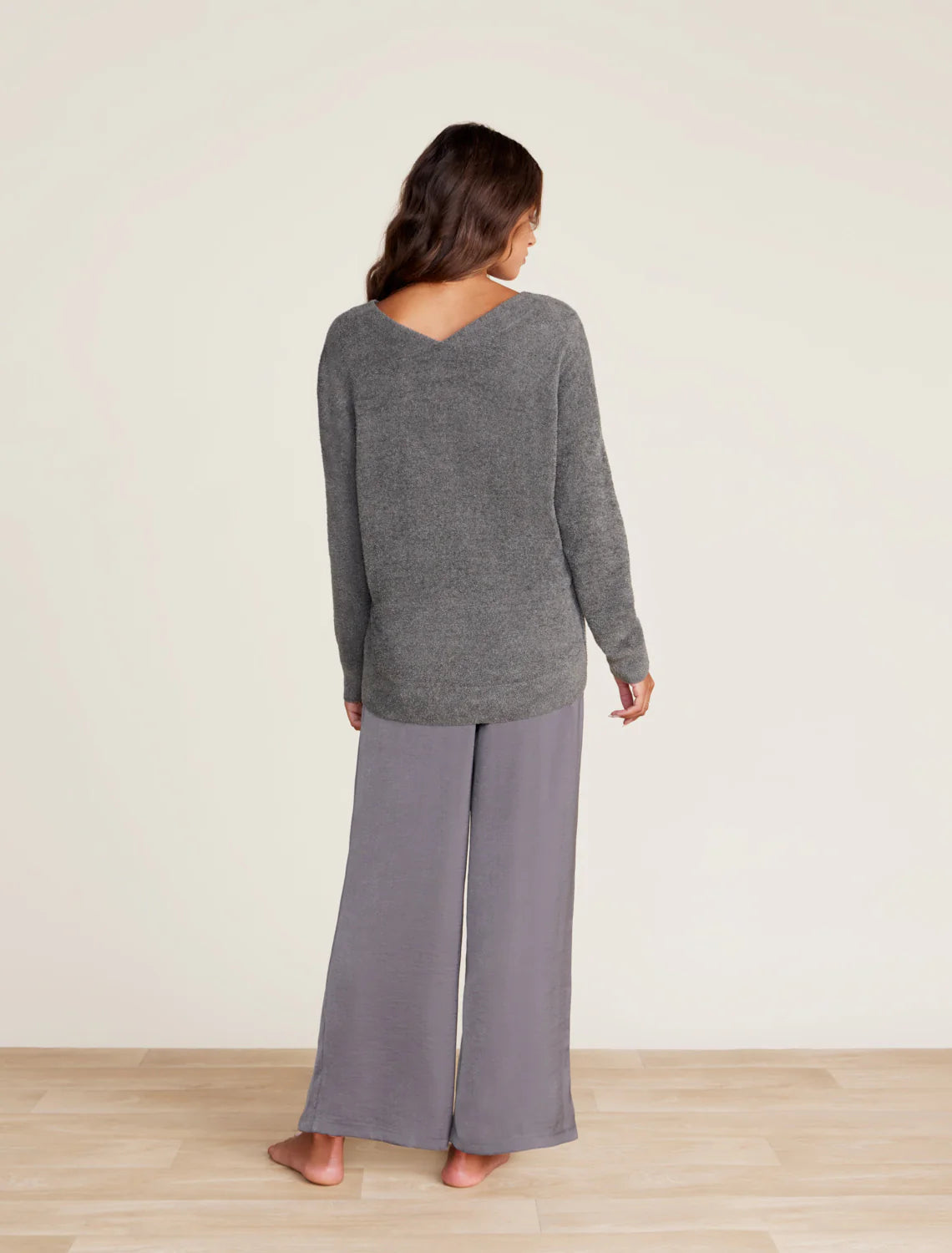 Barefoot Dreams CozyChic Lite® V-Neck Seamed Pullover