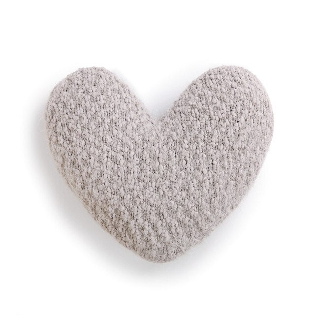 Giving Heart Pillow, Taupe